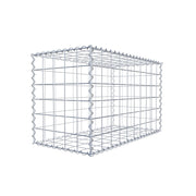 Gabione 100 cm x 60 cm x 50 cm (L x H x T), Maschenweite 10 cm x 10 cm, Spirale