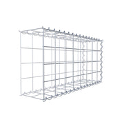 Anbaugabione Typ 2 80 cm x 40 cm x 20 cm (L x H x T), Maschenweite 10 cm x 10 cm, Spirale