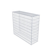 Gabione 100 cm x 90 cm x 30 cm (L x H x T), Maschenweite 5 cm x 10 cm, Spirale