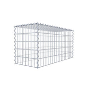 Anbaugabione Typ 3 100 cm x 50 cm x 40 cm (L x H x T), Maschenweite 5 cm x 10 cm, Spirale