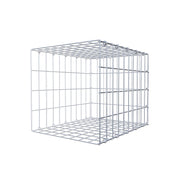 Anbaugabione Typ 2 50 cm x 40 cm x 40 cm, Maschenweite 5 cm x 10 cm, C-Ring