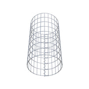 Gabionensäule rund 42 cm Durchmesser, 80 cm Höhe, Maschenweite 5 cm x 10 cm