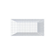 Anbaugabione Typ 2 200 cm x 100 cm x 50 cm (L x H x T), Maschenweite 5 cm x 5 cm, C-Ring