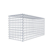 Anbaugabione Typ 3 100 cm x 50 cm x 40 cm (L x H x T), Maschenweite 5 cm x 5 cm, Spirale