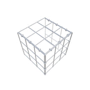 Anbaugabione Typ 4 30 cm x 30 cm x 30 cm (L x H x T), Maschenweite 10 cm x 10 cm, C-Ring
