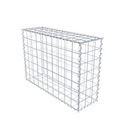 Kuvido Gabionenkorb 100 x 70 x 30 cm  Verzinktes Stahldrahtgeflecht 4 mm, Maschenweite 10 x 10 cm, Spiralverbinder, für Gartengestaltung und Landschaftsbau