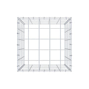 Anbaugabione Typ 3 50 cm x 50 cm x 50 cm (L x H x T), Maschenweite 10 cm x 10 cm, C-Ring