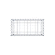 Gabione 100 cm x 70 cm x 50 cm (L x H x T), Maschenweite 10 cm x 10 cm, Spirale