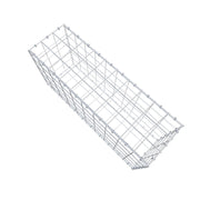 Kuvido Gabione 100 cm x 50 cm x 30 cm (L x H x T), Maschenweite 10 x 10 cm, Spiralring