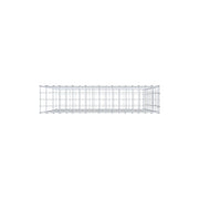 Anbaugabione Typ 2 100 cm x 90 cm x 20 cm, Maschenweite 5 cm x 10 cm, C-Ring