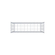 Gabione 100 cm x 90 cm x 30 cm (L x H x T), Maschenweite 10 cm x 10 cm, Spirale