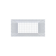 Anbaugabione Typ 3 200 cm x 100 cm x 50 cm (L x H x T), Maschenweite 5 cm x 5 cm, C-Ring