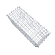 Gabione 80 cm x 40 cm x 30 cm (L x H x T), Maschenweite 5 cm x 5 cm, Spirale
