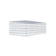 Anbaugabione Typ 3 100 cm x 30 cm x 50 cm (L x H x T), Maschenweite 5 cm x 5 cm, C-Ring