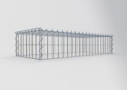 Anbaugabione Typ 3 100 cm x 20 cm x 40 cm (L x H x T), Maschenweite 5 cm x 10 cm, Spirale