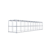 Anbaugabione Typ 3 100 cm x 20 cm x 20 cm (L x H x T), Maschenweite 10 cm x 10 cm, C-Ring