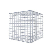 Gabione 50 cm x 50 cm x 50 cm (L x H x T), Maschenweite 5 cm x 5 cm, C-Ring