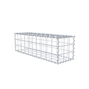 Gabione 100 cm x 30 cm x 30 cm (L x H x T), Maschenweite 10 cm x 10 cm, Spirale