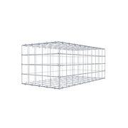 Gabione 100 cm x 40 cm x 50 cm (L x H x T), Maschenweite 10 cm x 10 cm, C-Ring