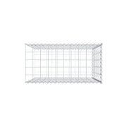 Anbaugabione Typ 2 100 cm x 100 cm x 50 cm (L x H x T), Maschenweite 10 cm x 10 cm, Spirale