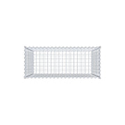Gabione 100 cm x 90 cm x 40 cm (L x H x T), Maschenweite 5 cm x 5 cm, Spirale