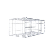 Anbaugabione Typ 2 100 cm x 40 cm x 50 cm (L x H x T), Maschenweite 10 cm x 10 cm, Spirale
