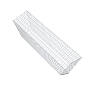 Gabione 200 cm x 100 cm x 50 cm (L x H x T), Maschenweite 5 cm x 10 cm, Spirale