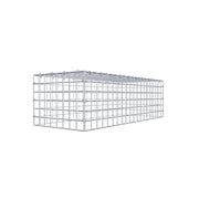 Anbaugabione Typ 3 100 cm x 30 cm x 40 cm (L x H x T), Maschenweite 5 cm x 5 cm, C-Ring