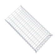 Anbaugabione Typ 2 100 cm x 20 cm x 50 cm (L x H x T), Maschenweite 5 cm x 10 cm, Spirale
