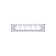 Gabione 100 cm x 100 cm x 20 cm (L x H x T), Maschenweite 5 cm x 5 cm, Spirale