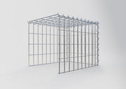 Anbaugabione Typ 4 50 cm x 40 cm x 40 cm (L x H x T), Maschenweite 5 cm x 10 cm, Spirale