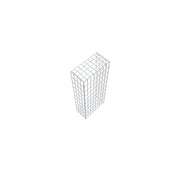 Anbaugabione Typ 2 100 cm x 20 cm x 40 cm, Maschenweite 5 cm x 10 cm, C-Ring