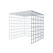 Anbaugabione Typ 4 40 cm x 40 cm x 40 cm (L x H x T), Maschenweite 5 cm x 5 cm, C-Ring