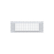 Gabione 100 cm x 90 cm x 30 cm (L x H x T), Maschenweite 5 cm x 5 cm, C-Ring