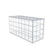 Anbaugabione Typ 2 80 cm x 40 cm x 30 cm (L x H x T), Maschenweite 10 cm x 10 cm, Spirale
