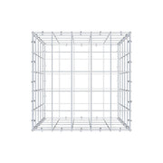 Gabione 50 cm x 50 cm x 50 cm (L x H x T), Maschenweite 10 cm x 10 cm, C-Ring