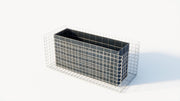 Hochbeet eckig 120 cm x 50 cm x 50 cm (L x H x T), Maschenweite 5 x 5 cm, Wandstärke 10 cm