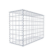 Gabione 100 cm x 70 cm x 40 cm (L x H x T), Maschenweite 10 cm x 10 cm, Spirale