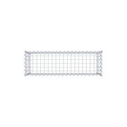 Anbaugabione Typ 3 100 cm x 50 cm x 30 cm (L x H x T), Maschenweite 5 cm x 10 cm, Spirale