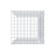 Anbaugabione Typ 2 80 cm x 50 cm x 50 cm (L x H x T), Maschenweite 5 cm x 5 cm, C-Ring