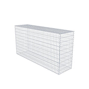 Gabione 200 cm x 100 cm x 50 cm (L x H x T), Maschenweite 5 cm x 10 cm, Spirale