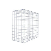 Gabione 100 cm x 100 cm x 50 cm (L x H x T), Maschenweite 10 cm x 10 cm, C-Ring