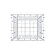 Gabione 100 cm x 50 cm x 40 cm (L x H x T), Maschenweite 10 cm x 10 cm, C-Ring