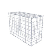 Gabione 100 cm x 70 cm x 40 cm (L x H x T), Maschenweite 10 cm x 10 cm, Spirale