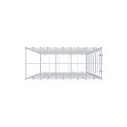 Anbaugabione Typ 2 100 cm x 50 cm x 20 cm (L x H x T), Maschenweite 10 cm x 10 cm, C-Ring