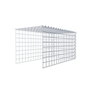 Anbaugabione Typ 4 80 cm x 40 cm x 40 cm (L x H x T), Maschenweite 5 cm x 5 cm, Spirale