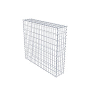 Gabione 100 cm x 90 cm x 20 cm (L x H x T), Maschenweite 5 cm x 10 cm, Spirale