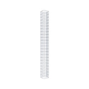 Gabionensäule eckig 22 cm x 22 cm, 230 cm Höhe, MW 5 cm x 10 cm