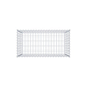 Gabione 100 cm x 70 cm x 50 cm (L x H x T), Maschenweite 5 cm x 10 cm, Spirale