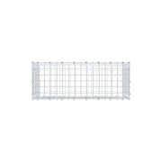 Kuvido Gabione 80 cm x 40 cm x 30 cm (L x H x T), Maschenweite 5 x 5 cm, Spiralring